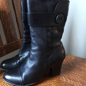 Born Black Leather Boots🌿